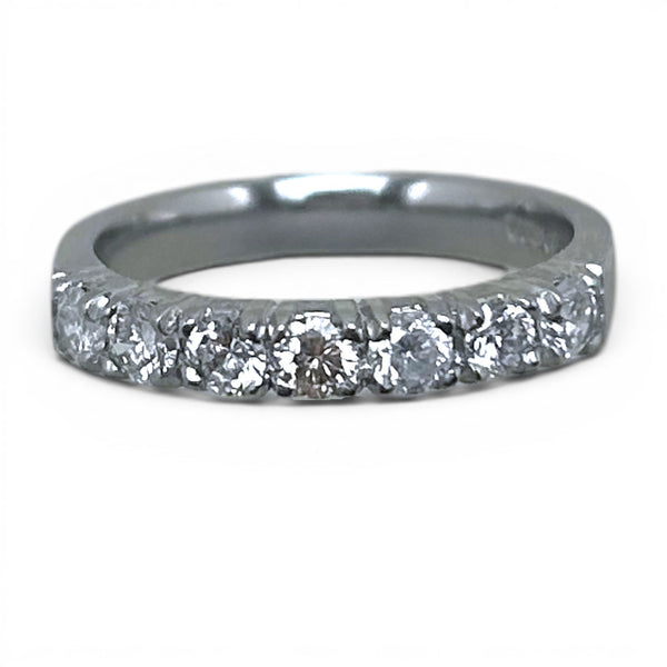 Platinum and Diamond "Eternal Romance" Half Eternity Ring