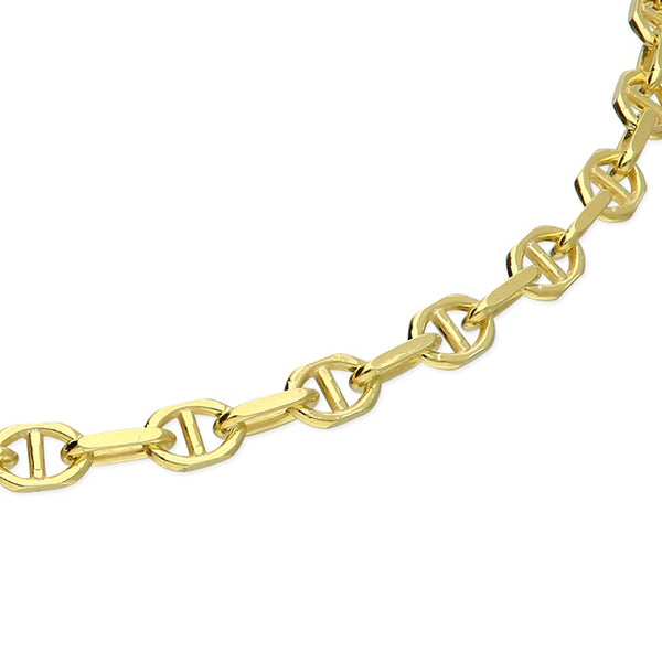 Silver & Gold Anchor Style Chain