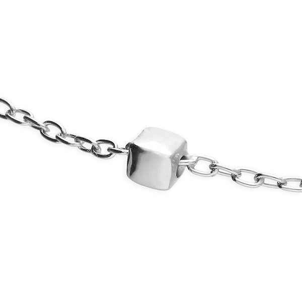 Cube Station Bead Bracelet