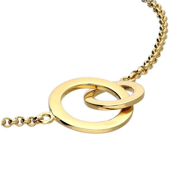 Linked double circles Bracelet