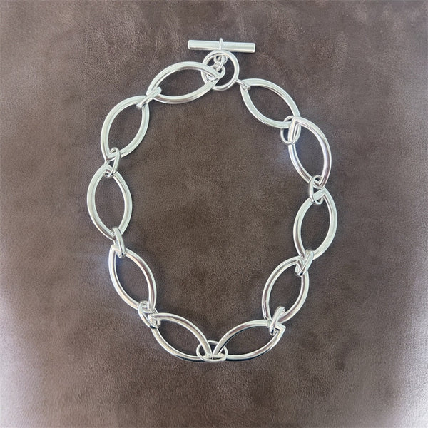 WILDE Heavy Marquise Link Necklace