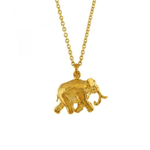 Alex Monroe Gold Indian Elephant Necklace - BVN4-GP