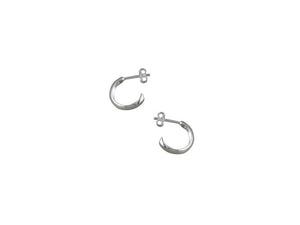 Sterling Silver Shape Wedding Band Studs