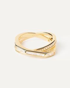PDPAOLA Gold Olivia Ring