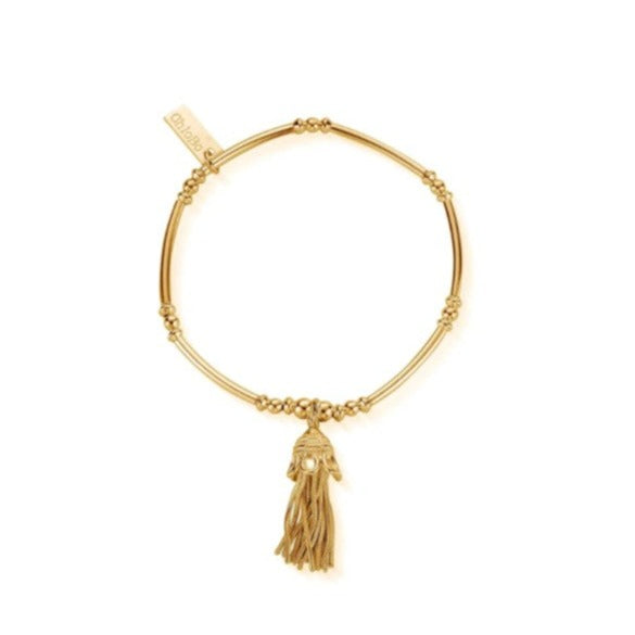 ChloBo Didi Tassel Bracelet- Gold Plated