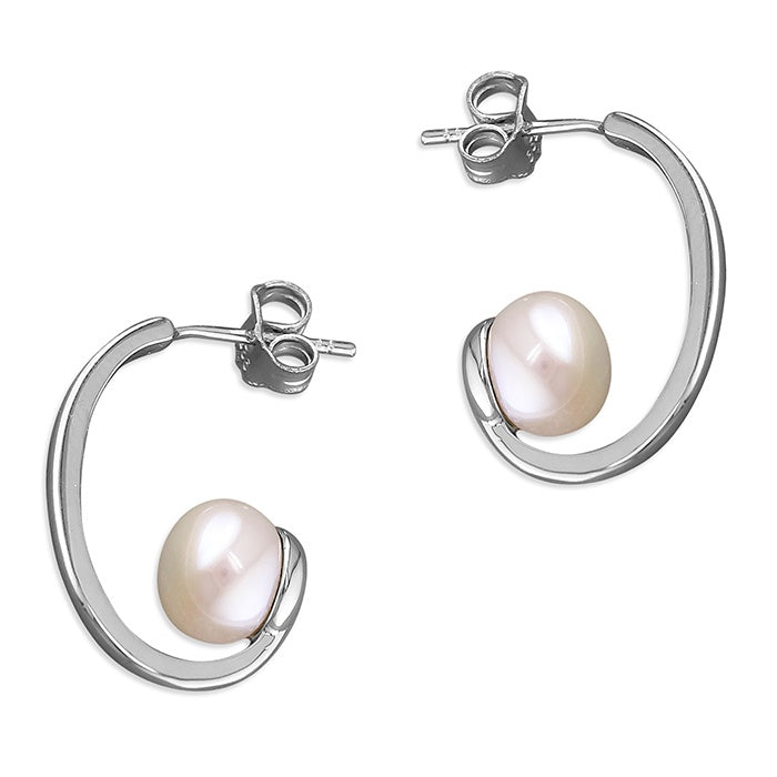 Sterling Silver freshwater Pearl Studs