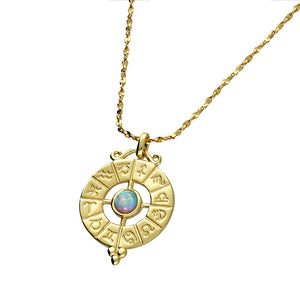 Opal Zodiac Necklace