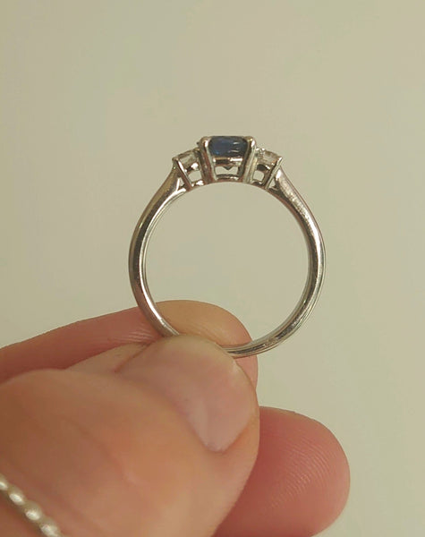 Vintage Sapphire & Diamond Ring - VF182