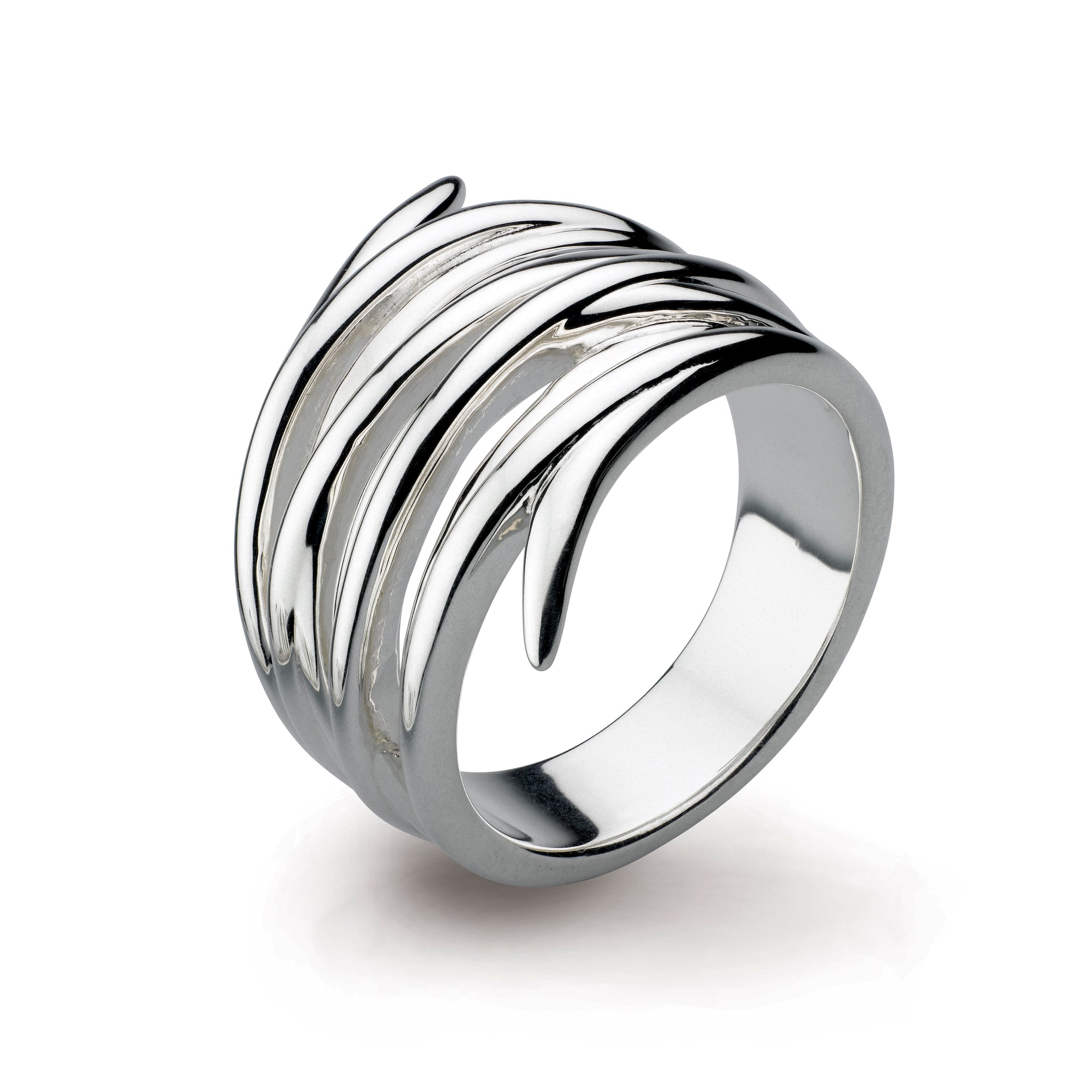 Kit Heath Sterling Silver Etwine Helix Ring