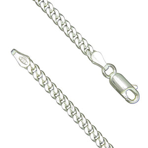24 inch Heavy Curb Chain Sterling Silver