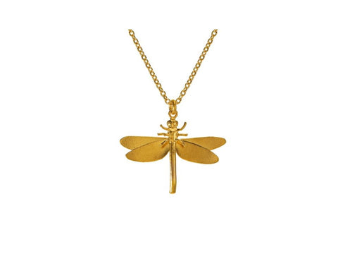 Alex Monroe Gold Dragonfly Necklace - MGN10/GP