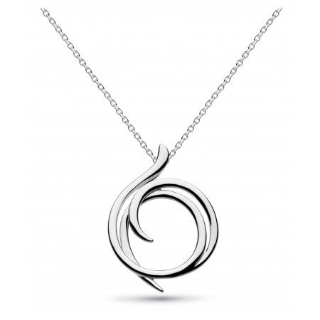 Kit Heath Sterling Silver Helix Wrap Necklace