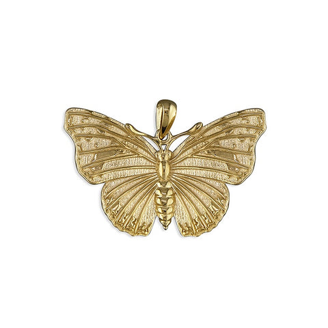 18ct Gold Plated Small Red Admiral Butterfly Necklace
