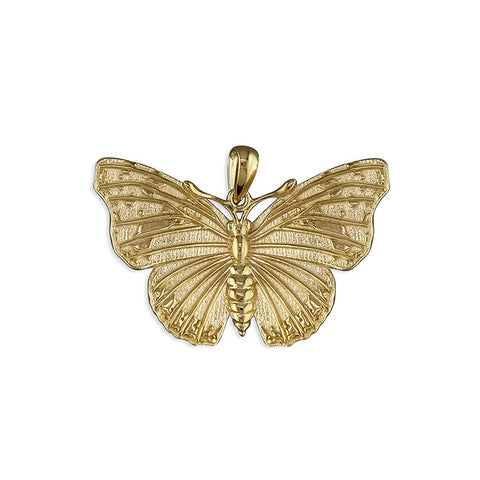 Yellow Gold Admiral Butterfly Necklace