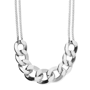Sterling silver Mixed Chain Necklace