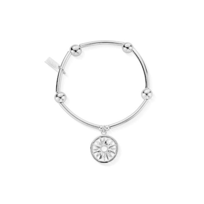 ChloBo Silver Sun Mandala Bracelet
