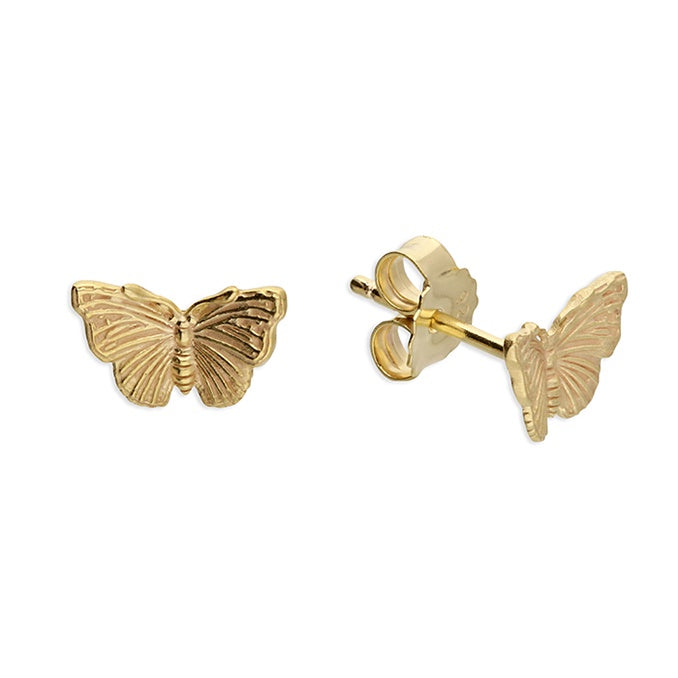 18ct Gold Plated Admiral Butterfly Studs