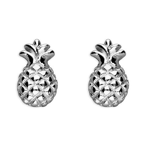 Sterling Silver Pineapple Studs