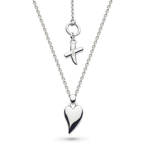 Kit Heath  Kiss Mini Heart Necklace