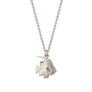 Alex Monroe Silver Angelfish Necklace - OCN3-S