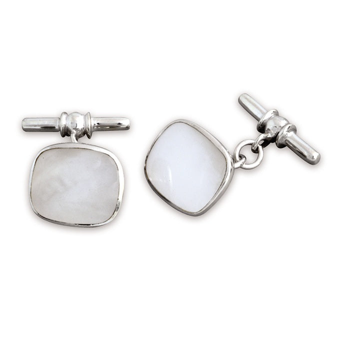Mother of Pearl  Silver Cufflinks