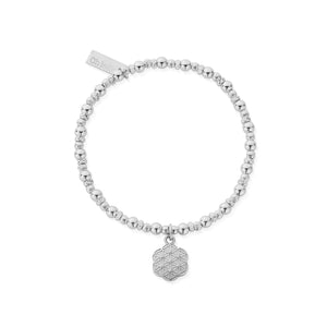 ChloBo Flower of Life Bracelet in Silver