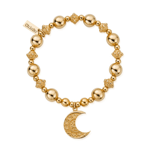 ChloBo Gold Moon Mandala Bracelet