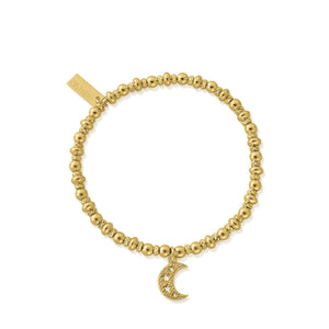 ChloBo Golden Sparkle Starry Moon Bracelet