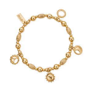 ChloBo Gold Phases of the Goddess Bracelet