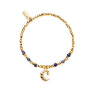 ChloBo Gold Love by the Moon Sodalite Bracelet