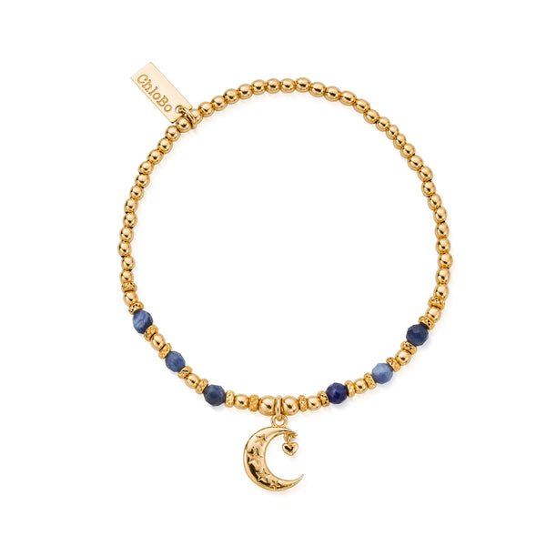 ChloBo Gold Love by the Moon Sodalite Bracelet