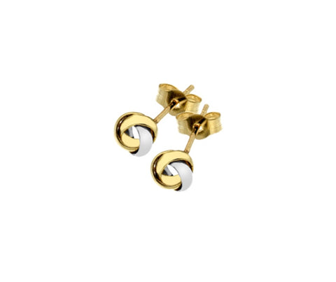 9ct Gold Infinity Knot Studs