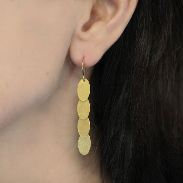 Gold Plated Confetti Earrings
