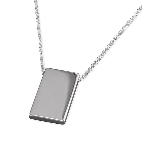 Silver Ingot Necklace