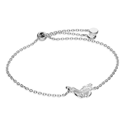 Butterfly and Diamanté Slider Bracelet