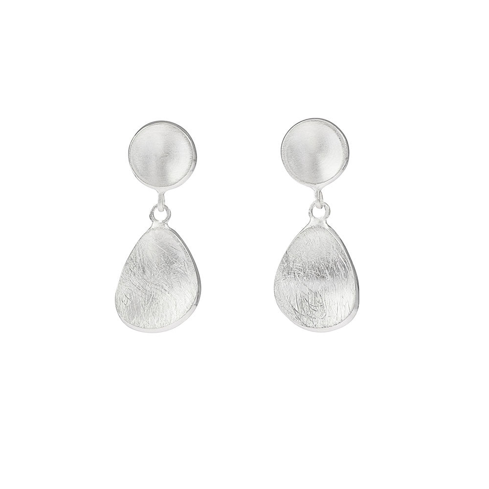 Silver Mini Raindrop Earrings