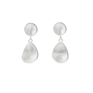 Silver Mini Raindrop Earrings