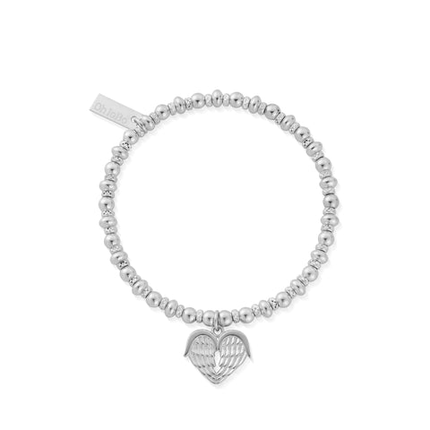 ChloBo Silver Sparkle Heavenly Heart Bracelet