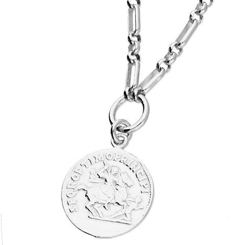 Silver Coin Necklace