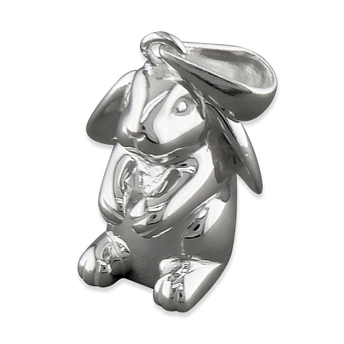 Sterling Silver Sitting Rabbit Necklace