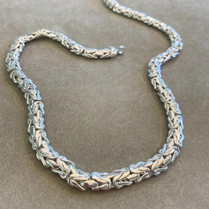 Sterling Silver Fancy Hand Made Necklace