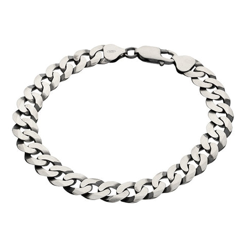 Sterling Silver Oxidised Men's Bracelet