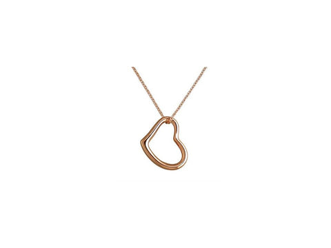 Rose Gold Heart Necklace