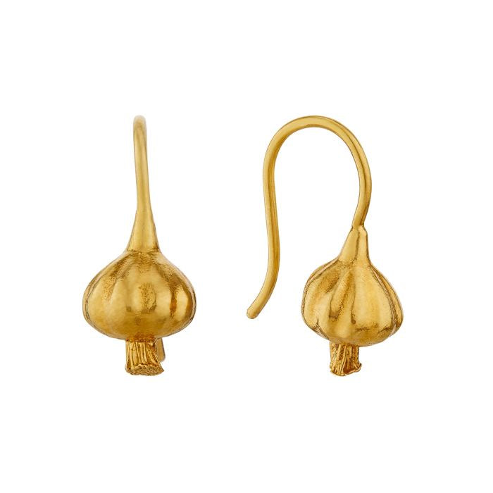 Alex Monroe Garlic Hook Drop Earrings