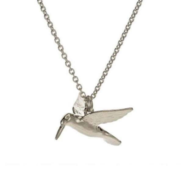 Alex Monroe Silver Humming Bird Necklace - SUN5/S