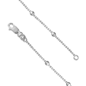 24" Sterling Silver Bead Chain
