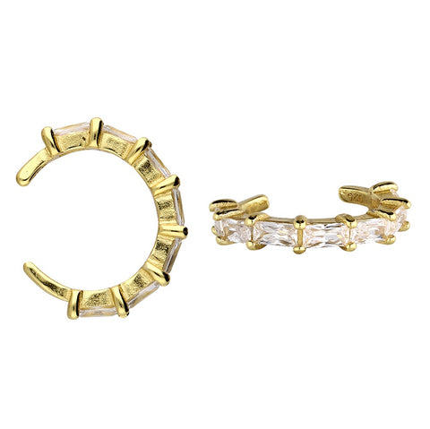 Gold Baguette Ear Cuff