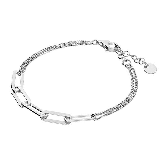 Sterling Silver 5 Link Chain Silver Bracelet