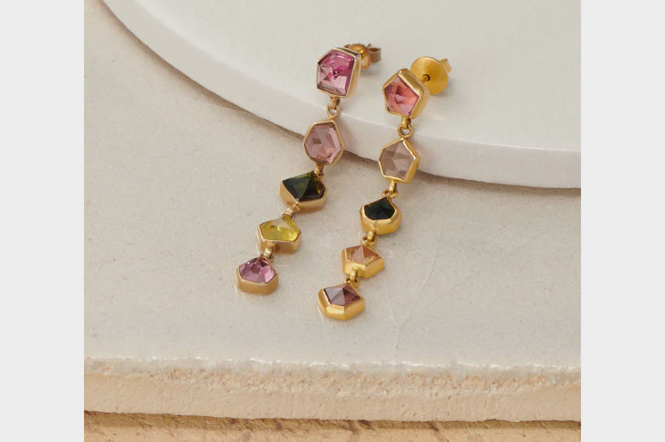 Emma Tourmaline Gemstone Earrings